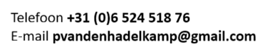 Contactinformatie Pascal van den Hadelkamp